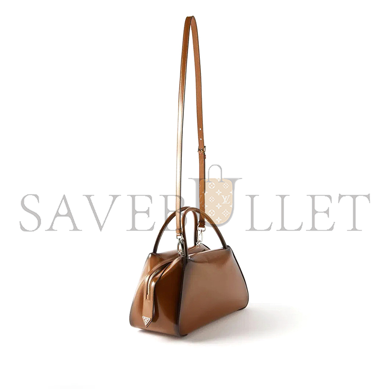 PRADA BRUSHED LEATHER SUPERNOVA HANDBAG 1BA365 (31*16*13.5cm) 